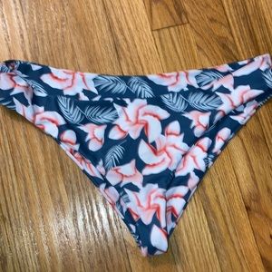 Floral bathing suit bottom